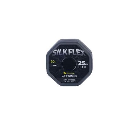 RidgeMonkey Šňůrka Connexion SilkFlex Soft Braid 20m