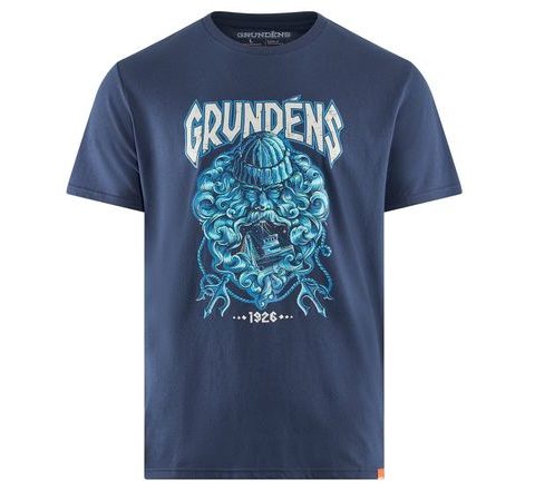 Grundéns Triko Njord SS T-Shirt Dark Navy