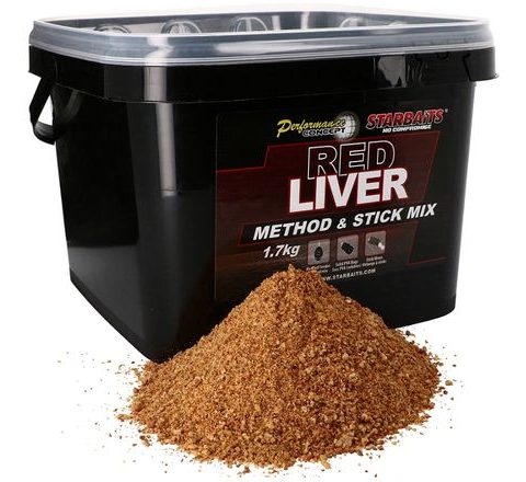 Starbaits Method & Stick Mix Red Liver 1,7kg