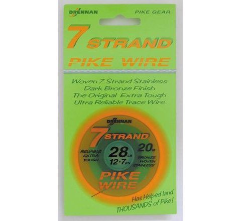 Drennan Ocelové lanko vázací 7 Strand Pike wire 15m
