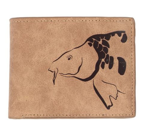 Giants fishing Peněženka hlava kapra Brown Wallet Carp Head hnědá