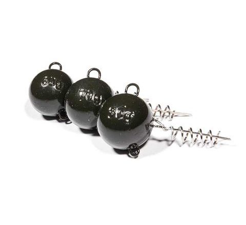 Fox Rage Jigová Hlavička Pelagic Screws UV Green Pumpkin