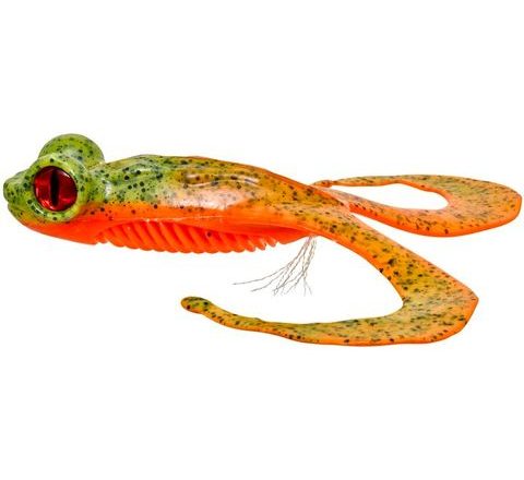 Gunki Gumová nástraha Bull Frog Fluo Chart Pepper