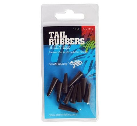 Giants Fishing Převlek na závěsku Tail Rubbers Green 20mm 10ks
