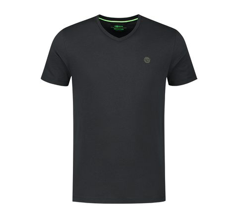 Korda Triko Kore V Neck Tee Black