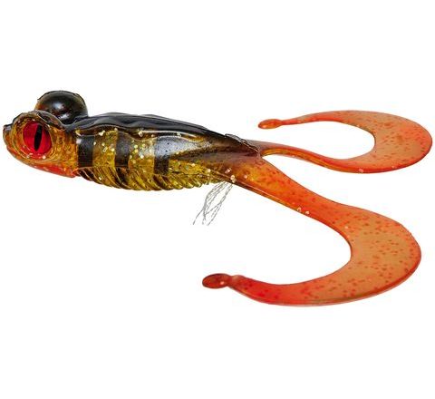 Gunki Gumová nástraha Bull Frog Ghost Stripe Frog 2 ks