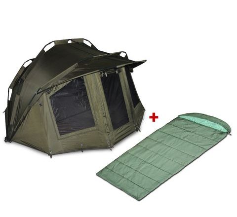 Chyť a pusť Bivak Thunder 2 Man + Suretti Spací pytel Expert