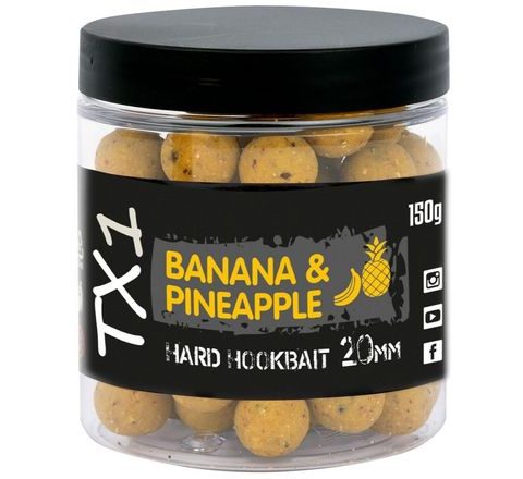 Shimano Boilies TX1 Hard Hookbait Banana & Pineapple 150g