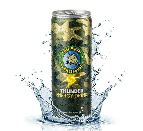 Chyť a pusť Energetický drink Thunder 250ml