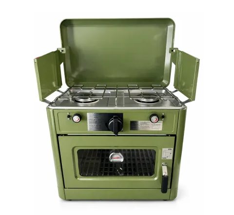 Boatman Plynová outdoorová trouba a dvouplotýnkový vařič 2v1