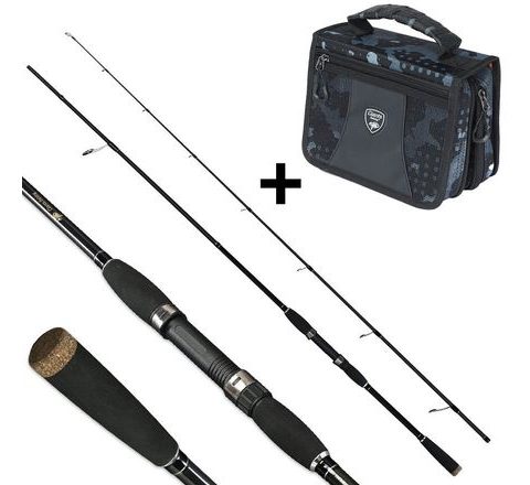Giants fishing Akční set Prut Radiant MX Spin 2,7m 7-28g + Vláčecí taška Compact