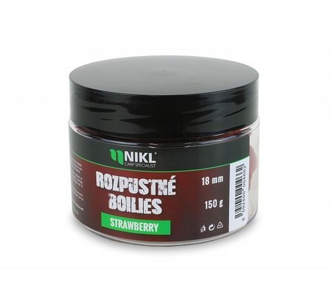 Nikl Rozpustné boilies Strawberry 150g