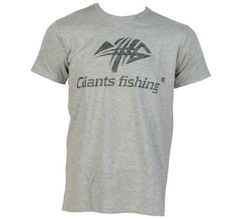Giants Fishing Tričko pánské šedé Camo Logo