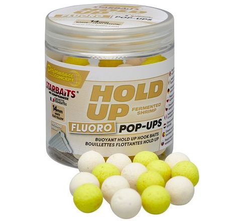 Starbaits Plovoucí boilies Pop Up Bright Hold Up Fermented Shrimp 50g