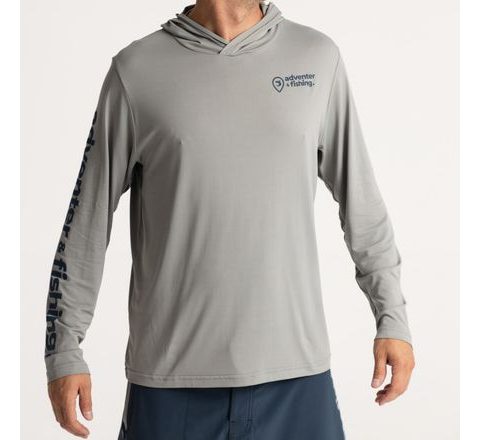 Adventer & fishing Funkční hoodie UV tričko Limestone