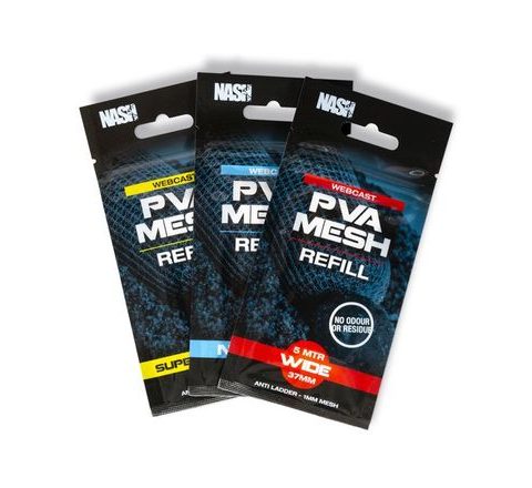 Nash Náhradní PVA punčocha Webcast PVA Refill 5m