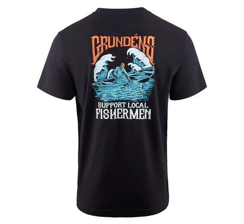 Grundéns Triko Support Fishermen SS T-Shirt Black