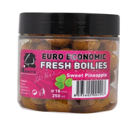 LK Baits Fresh Boilies Euro Economic 18mm 250ml
