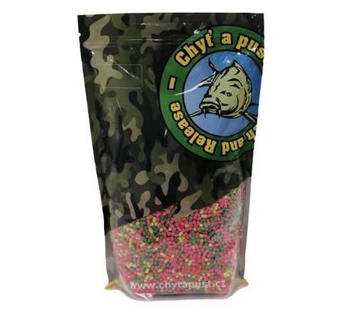 Chyť a pusť Pelety Fluo Mini signal PVA Mix 3mm 900g