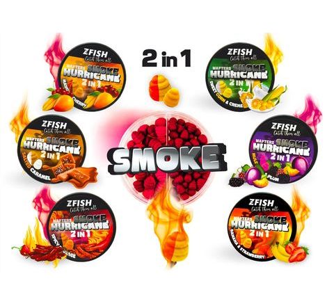 Zfish Nástraha Smoke Hurricane Wafters 2in1
