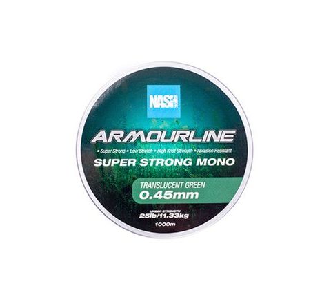 Nash Vlasec Armourline Super Strong Mono Green 1000m