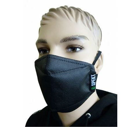 R-Spekt Obličejová filtrační ochranná rouška black