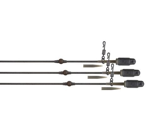 Fox Montáž Edges Tuff Tungsten Tubing Heli-Clip Rigs 3ks