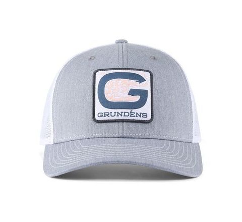 Grundéns Kšiltovka G-Shrimp Trucker Heather Grey O/S