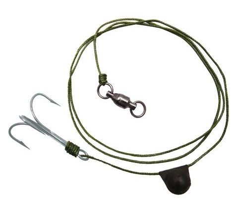 Black Cat Návazec na sumce Trebla Bait Fish Rig 8/0