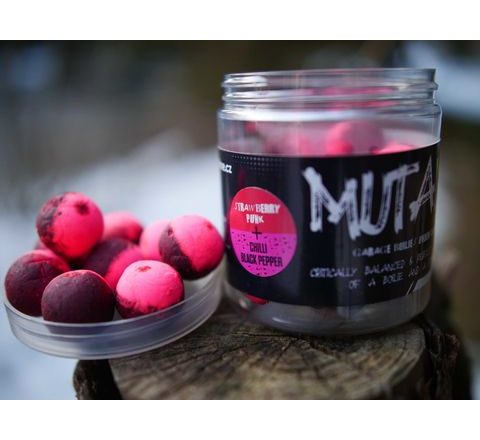 G.B.U. Boilies Mutant Strawberry Punk + Chilli + Black Pepper 130g