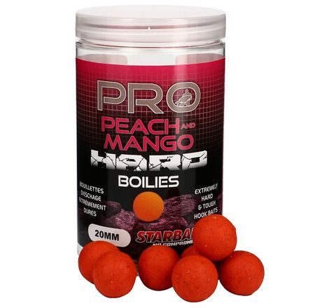 Starbaits Boilie Hard Probiotic Peach & Mango 200g