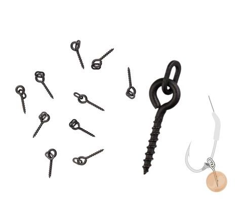 Zfish Vrtáček s Kroužkem Bait Screw & Oval Ring 10ks