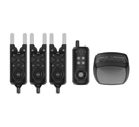 Sonik Sada signalizátorov Gizmo2 Alarm Set 3+1 + Bivvy Lamp