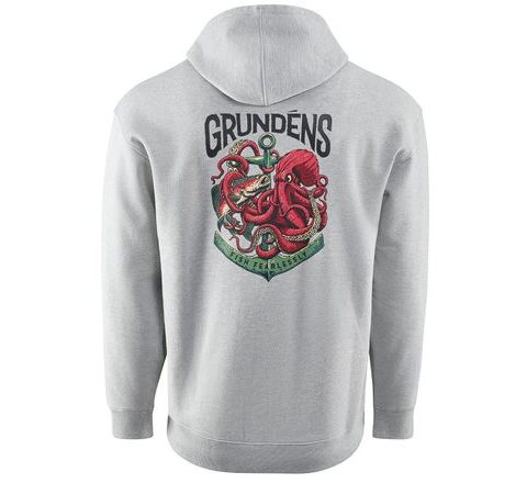 Grundéns Mikina Displacement DWR Hoodie Octo-Trout Athletic Heather