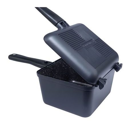 RidgeMonkey Pánev Connect Deep Pan and Griddle Granite Edition