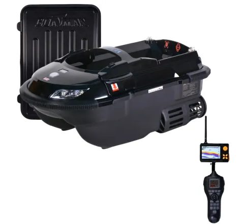 Boatman Zavážecí lodička Vulcan Pro s GPS a Echolotem Černá