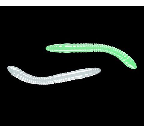 Libra Lures Fatty D’Worm Glow UV green