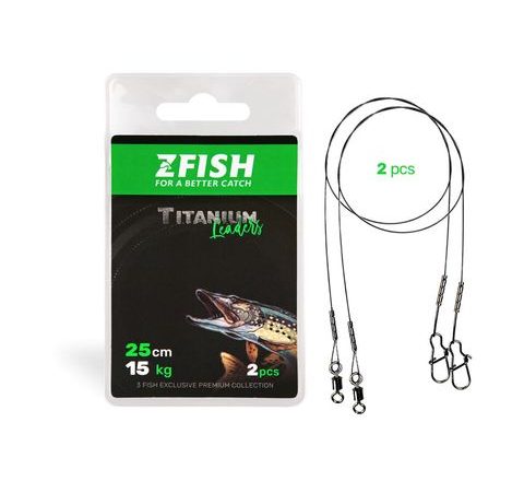 Zfish Lanko Titanium Leader 2ks