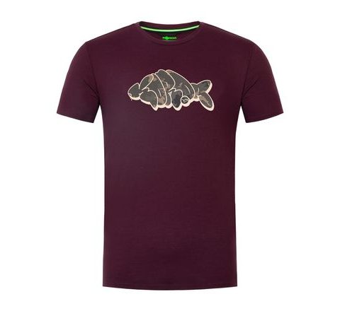 Korda Tričko Outline Tee Burgundy