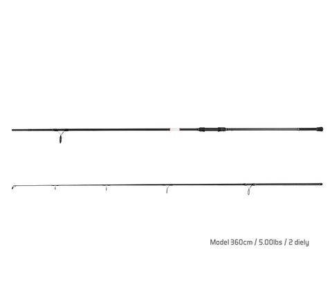 Delphin Prut Bomber 380cm 5.00lb 2díl