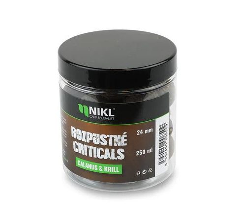 Nikl Rozpustné Criticals boilie Calanus & Krill 250ml