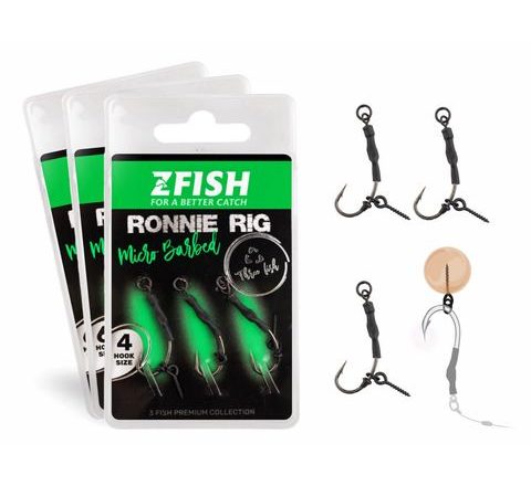 Zfish Návazec Ronnie Rig 3ks