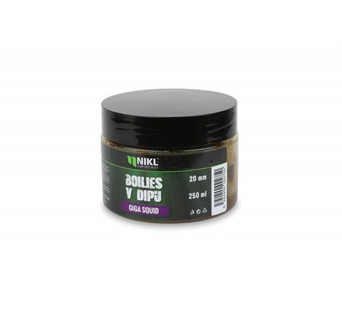Nikl Boilies v dipe Giga Squid 250g