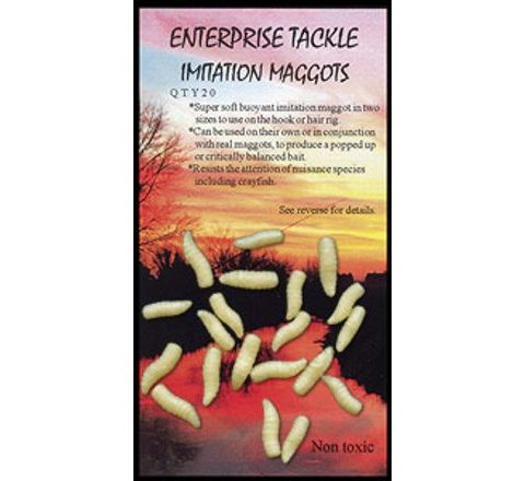 Enterprise Tackle Imitace moučný červ bílá 20ks