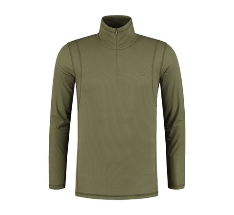 Korda Tričko Kool Quick Dry s dlhými rukávmi a zipsom na krku