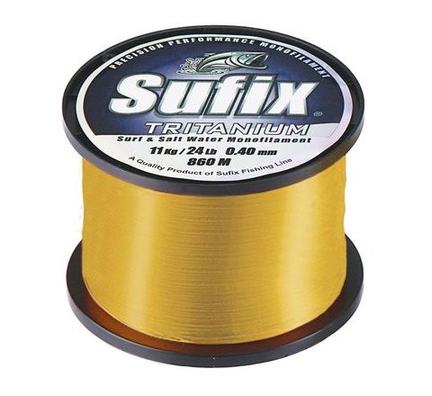 Sufix Monofilní Vlasec Tritanium Neon Zlatá