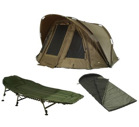 Giants Fishing Bivak Gaube Bivvy 2 Man + lehátko + spací pytel !!!