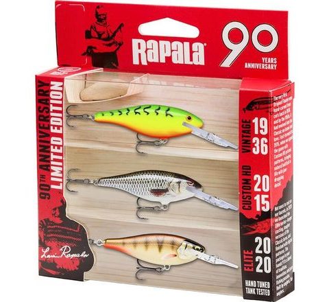 Rapala Wobler 90 Years Lure Kit Shad Rap