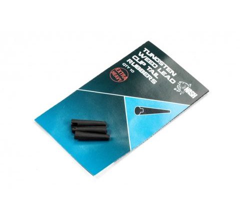 Nash Převleky Tungsten Weed Lead Clip Tail Rubber 10ks