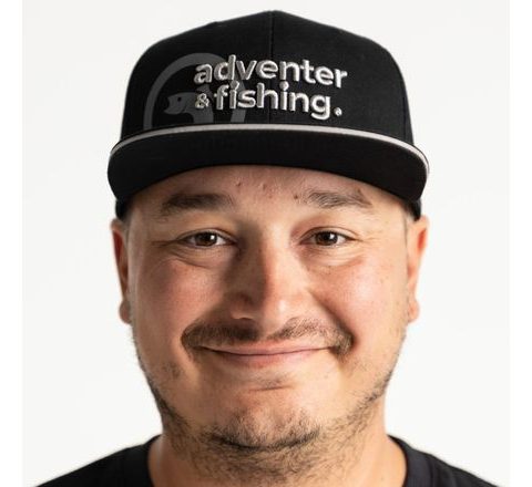 Adventer & fishing Kšiltovka Black s rovným kšiltem